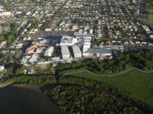 Mackay Base Hospital Aerial Photo